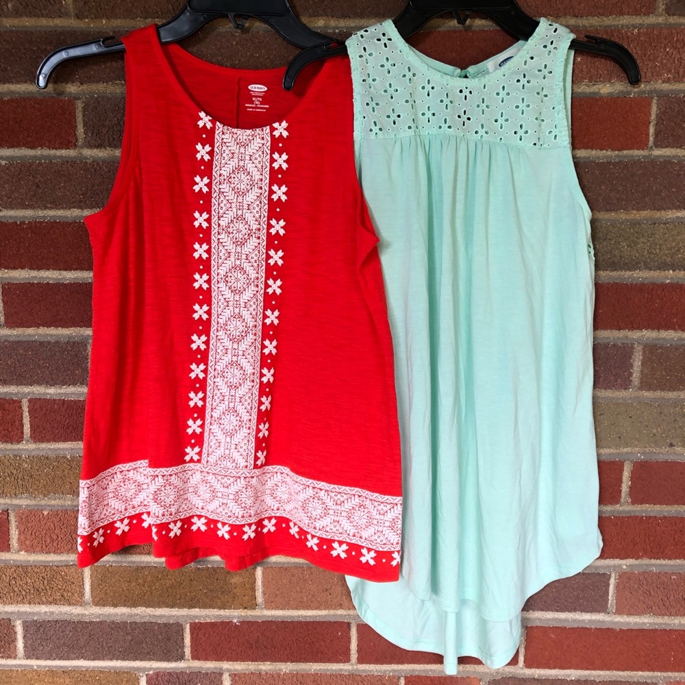 Old Navy 2-pack Girls Teen Sleeveless Tops